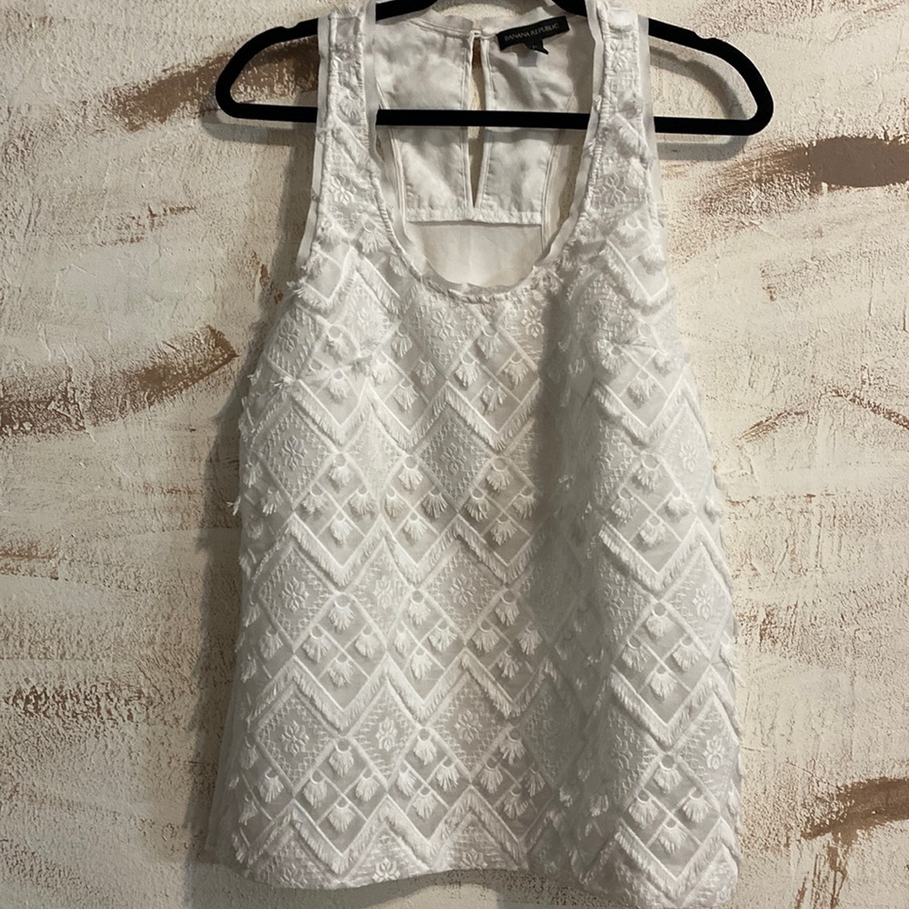 Banana Republic Patterned Racerback Top